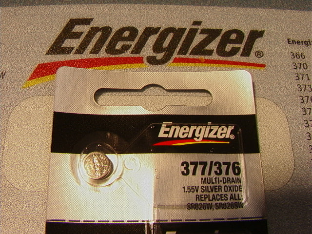 377/376 Energizer Battery