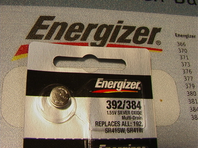 392/384 Energizer Battery