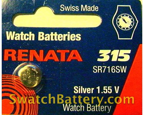 315 Renata Battery