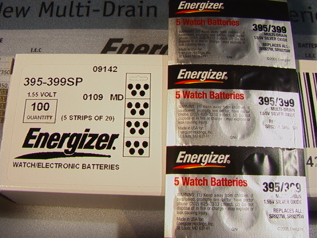 energizer does not print expire dates on their watch battery