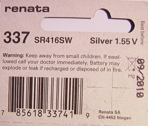 Renata prints  Best Before  dates on their batteries (They will still 