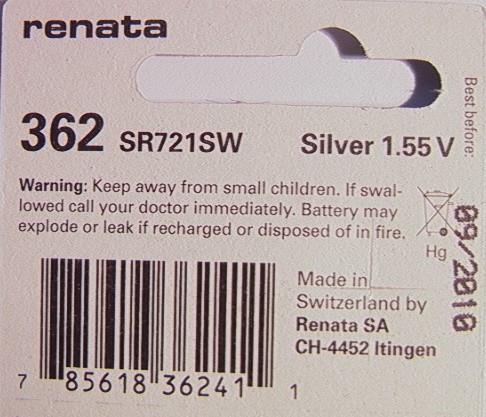 Renata prints  Best Before  dates on their batteries (They will still 